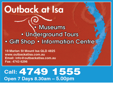 Outback At Isa-Tourist Information - Tourism TAS 1