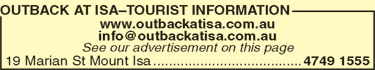 Outback At Isa-Tourist Information - Tourism TAS 2