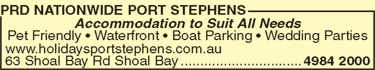 PRD Nationwide Port Stephens - Tourism TAS 12