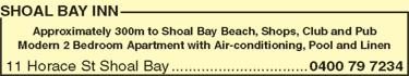Shoal Bay Inn - Tourism TAS 6