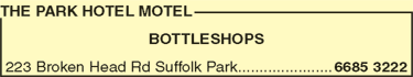The Park Hotel Motel - Tourism TAS 8