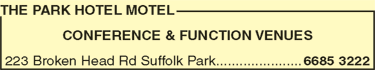 The Park Hotel Motel - Tourism TAS 9