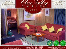 Clare Valley Cabins - Tourism TAS 3