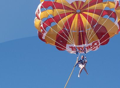 Parasailing At Mill Point - Tourism TAS 0