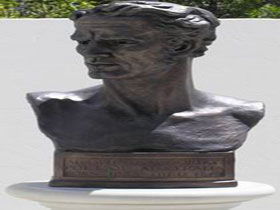 Adam Lindsay Gordon Bronze Bust - Tourism TAS 0
