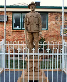 Soldier Statue Memorial, Chinchilla - Tourism TAS 0