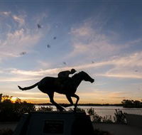 Black Caviar Statue - Tourism TAS