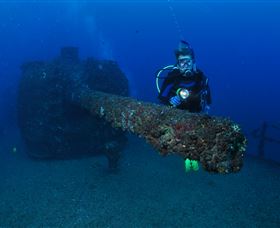 HMAS Brisbane Dive Site - Tourism TAS 1
