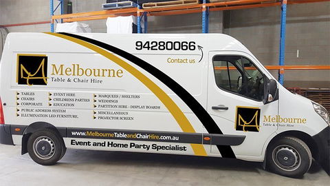 Melbourne Table & Chair Hire - Tourism TAS 1