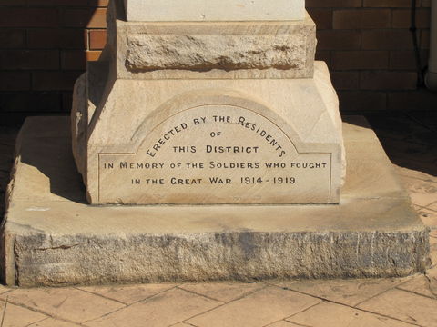Westbrook War Memorial - Hobart Tourism 2
