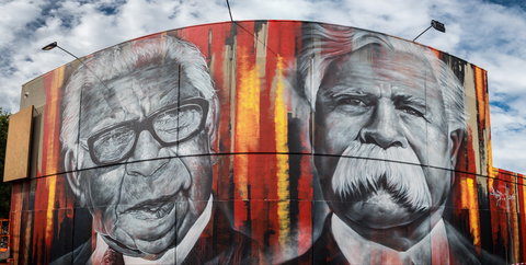 Shepparton Aboriginal Street Art Project Murals - Tourism TAS 1