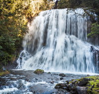 Bridal Veil Champagne and No Name Falls - Tourism TAS