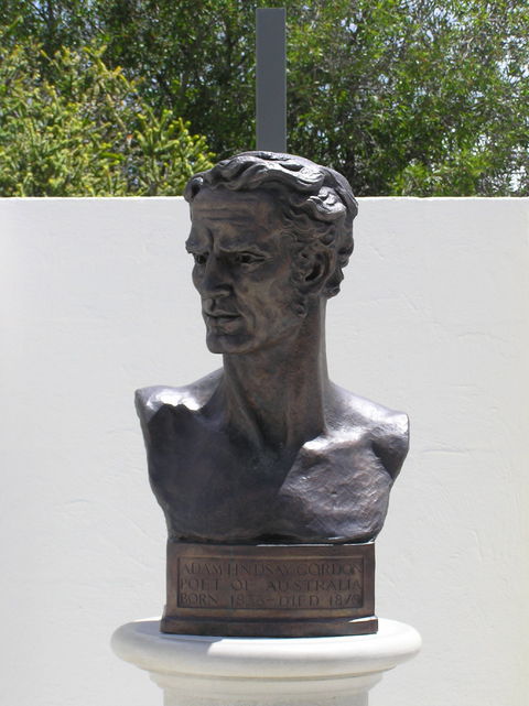 Adam Lindsay Gordon Bronze Bust - Tourism TAS 0