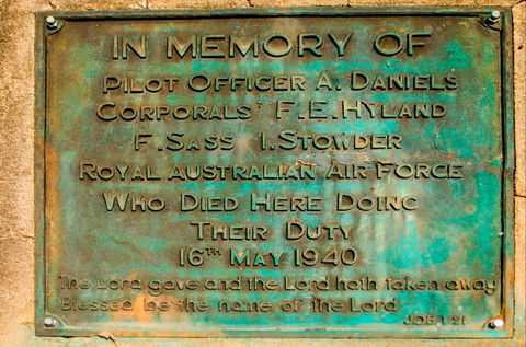Avro Anson A4-4 Memorial - Tourism TAS 1