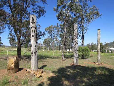 Heritage Sculptures At Pensioners Hill Lookout - Tourism TAS 1