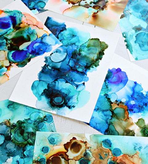 Alcohol Ink Art Class - Tourism TAS 0