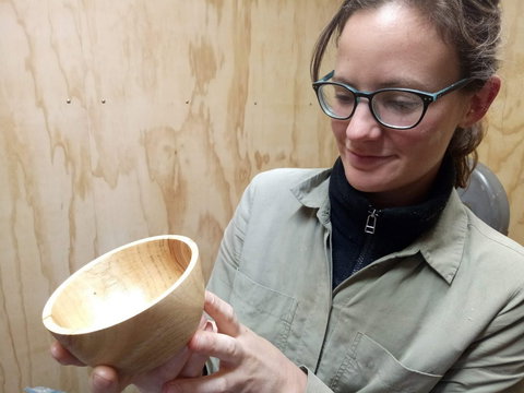Make A Bowl Woodturning - Hobart Tourism 1