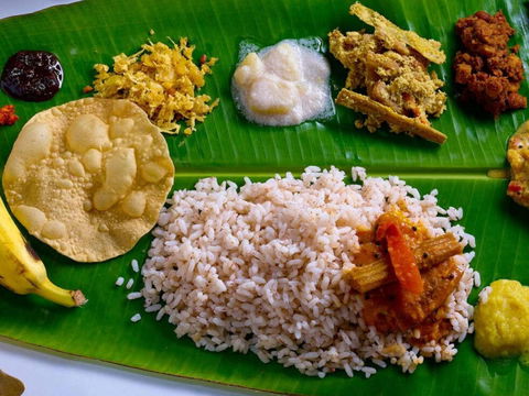 Babaji's Big Fat Keralan Banana Leaf Feast - Tourism TAS 0
