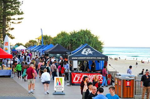 Surfers Paradise Beachfront Markets - Hobart Tourism 1