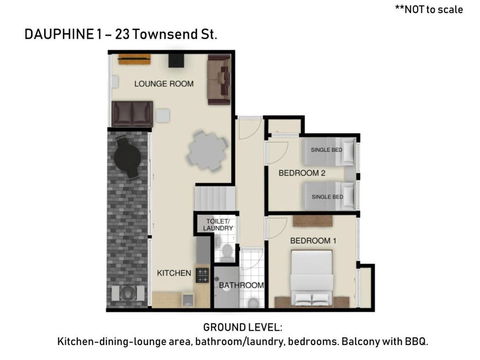 Dauphine 1 / 23 Townsend Street - Tourism TAS 4