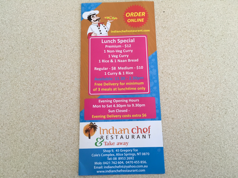 Indian Chef Restaurant & Take Away - Tourism TAS 0
