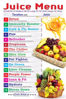 Tanakas Sushi & Juice Bar - Tourism TAS 2