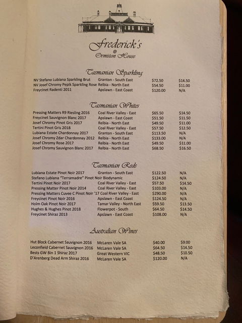 Fredericks At Ormiston House - Hobart Tourism 4