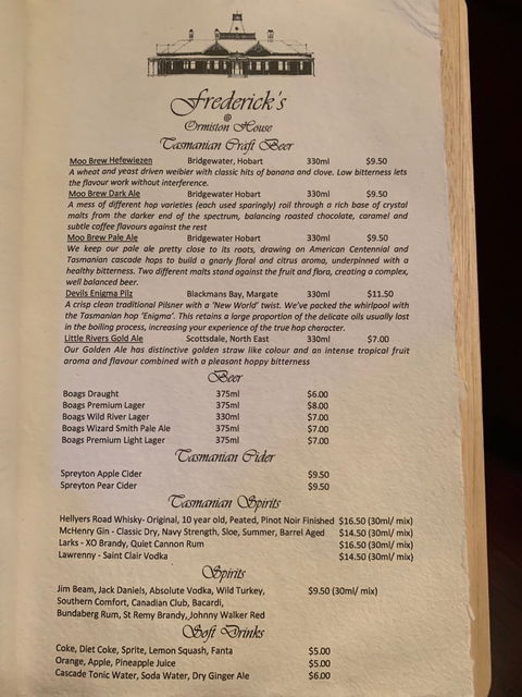 Fredericks At Ormiston House - Hobart Tourism 5