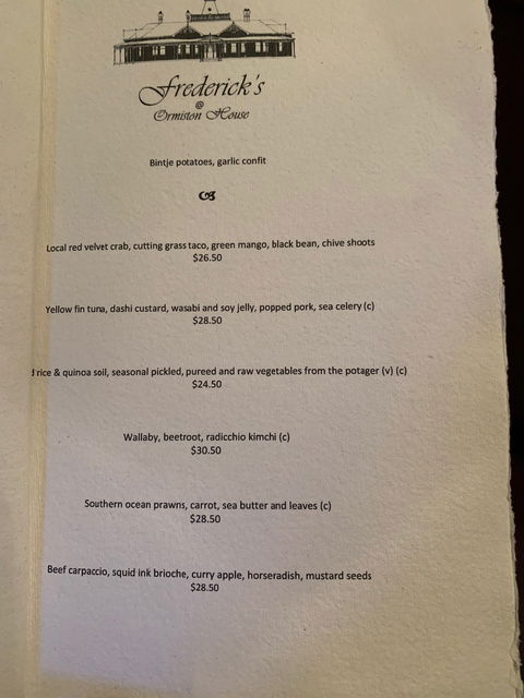 Fredericks At Ormiston House - Hobart Tourism 8
