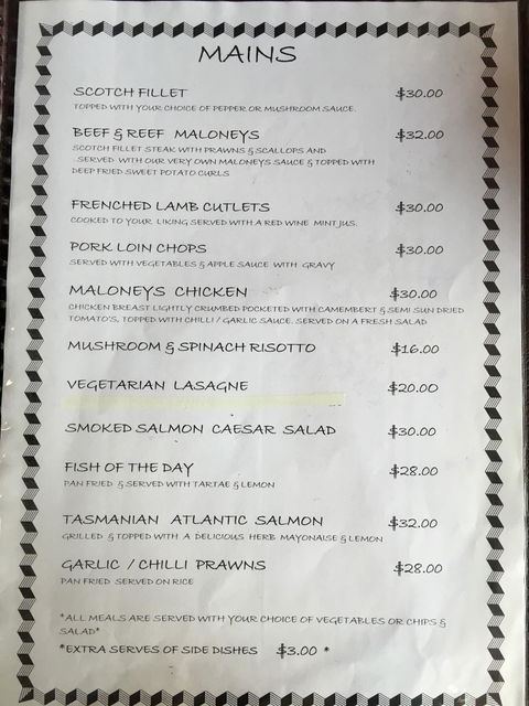 Maloneys Restaurant - Hobart Tourism 4