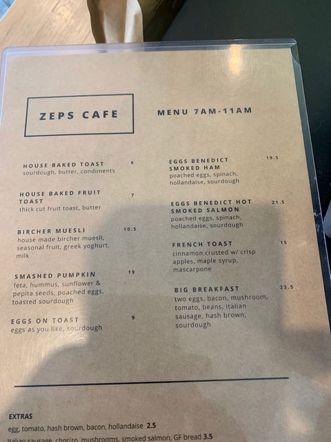 Zeps Cafe - Hobart Tourism 2