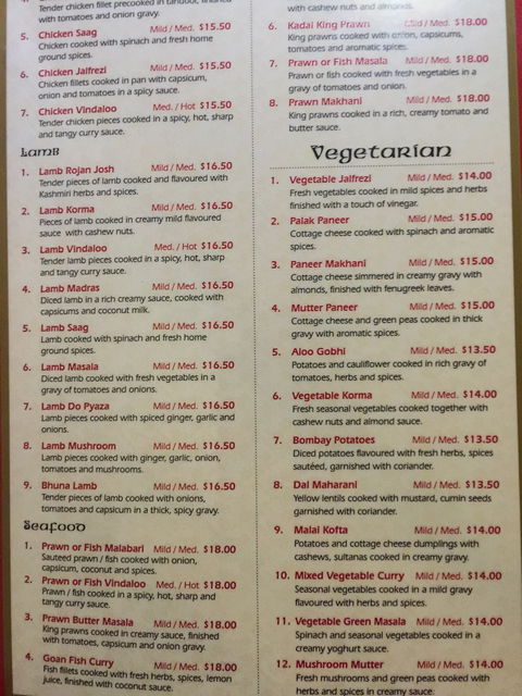 Gourmet India Restaurant - Hobart Tourism 3