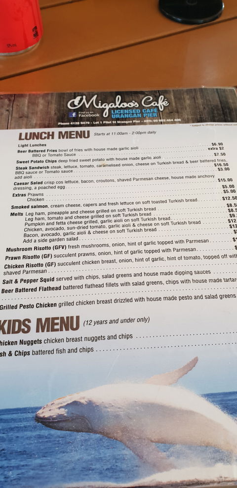 Migaloo's Cafe - Hobart Tourism 4