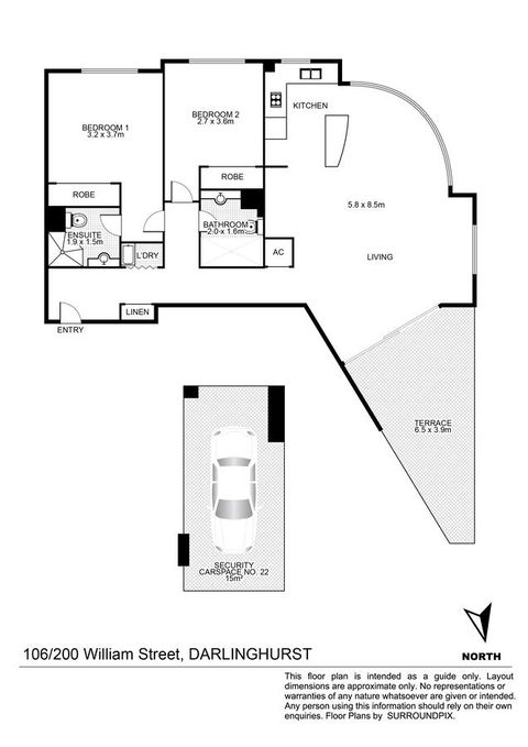 Lower Bridge And Sails - Executive 2BR Darlinghurst Apartment With Balcony And Rooftop Views - Tourism TAS 15