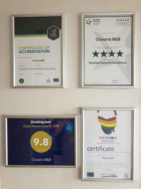 Oceana B&B - Tourism TAS 6