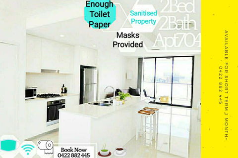Stylish Liverpool 2Bed 2Bath Apartment -Skyline Views! -Masks Provided - Hobart Tourism 0