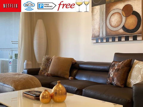 TERRACE LUX FULLY AIR 2 CAR FREE NETFLIX WIFI WINE - Tourism TAS 0