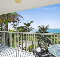 Views of Moreton Island from balcony at Beachside Haven Rickman Pde Woorim - Hobart Tourism