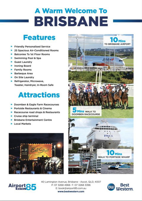 Best Western Airport 85 Motel - Tourism TAS 21