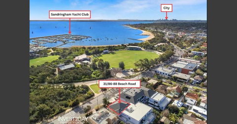 Luxury Beachfront Apartment In Sandringham - Hobart Tourism 1