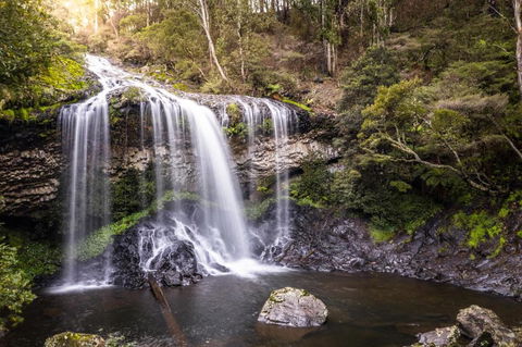 Moffat Falls Cottage Overlooking Waterfalls And Mountains - Tourism TAS 1