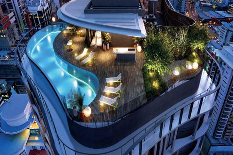 Rooftop Pool Stunning Apartment Queen Street - Tourism TAS 2