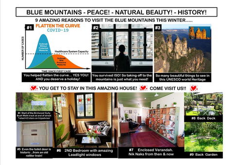 Blue Mountains Historic Retreat-Sleeps 5-WINTER SPECIAL! - Hobart Tourism 1