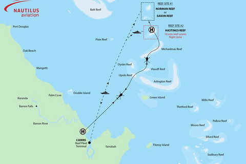 Great Barrier Reef Scenic Helicopter Tour And Cruise From Cairns - Hobart Tourism 4